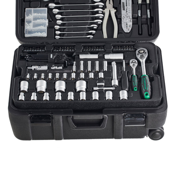 Fahrbarer Werkzeugkoffer, 122-tlg.