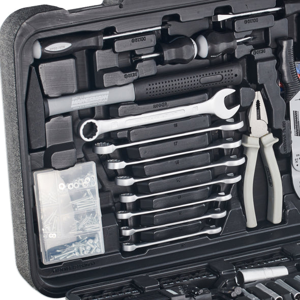 Fahrbarer Werkzeugkoffer, 122-tlg.