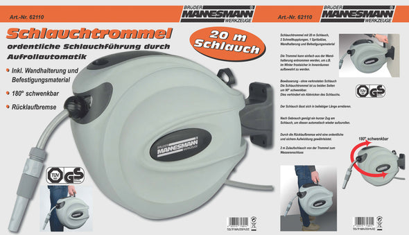 Schlauchaufroller 20 m