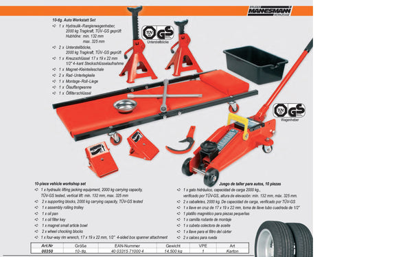 Werkstatt-Set, 10-tlg.