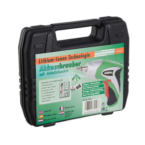 Lithium-Ionen Akkuschrauber 3,6 V