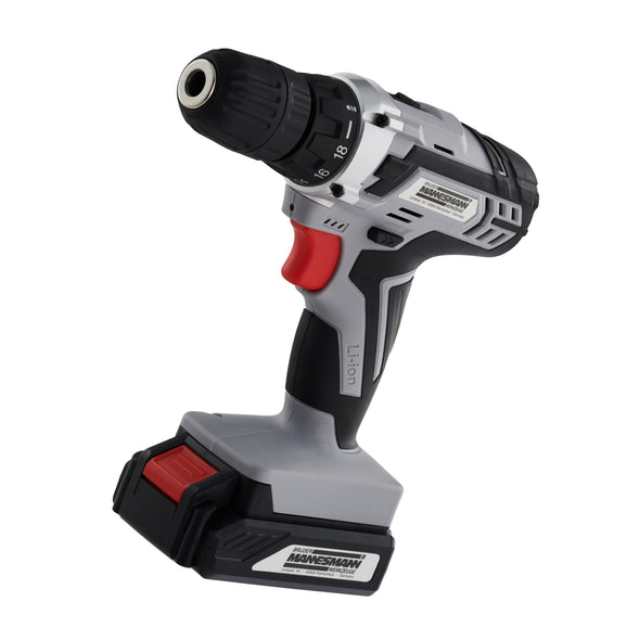 Lithium-Ionen-Akku-Bohrschrauber - 20 Volt - 2-Gang - 2 Akkus