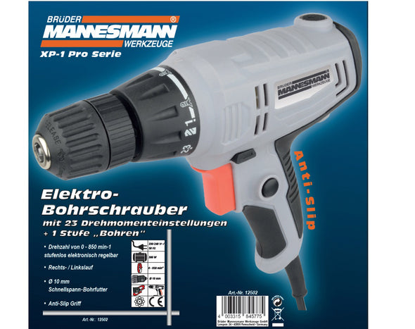 Elektro- Bohrschrauber mit Drehmomenteinstellung